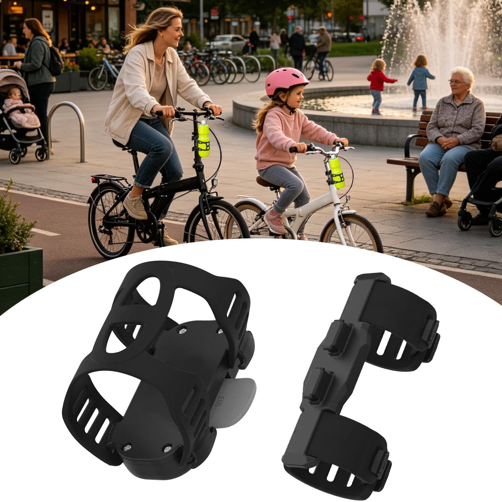 Magnetband Fahrrad Trinkflaschenhalter Stoßfest Verstellbar Sicher