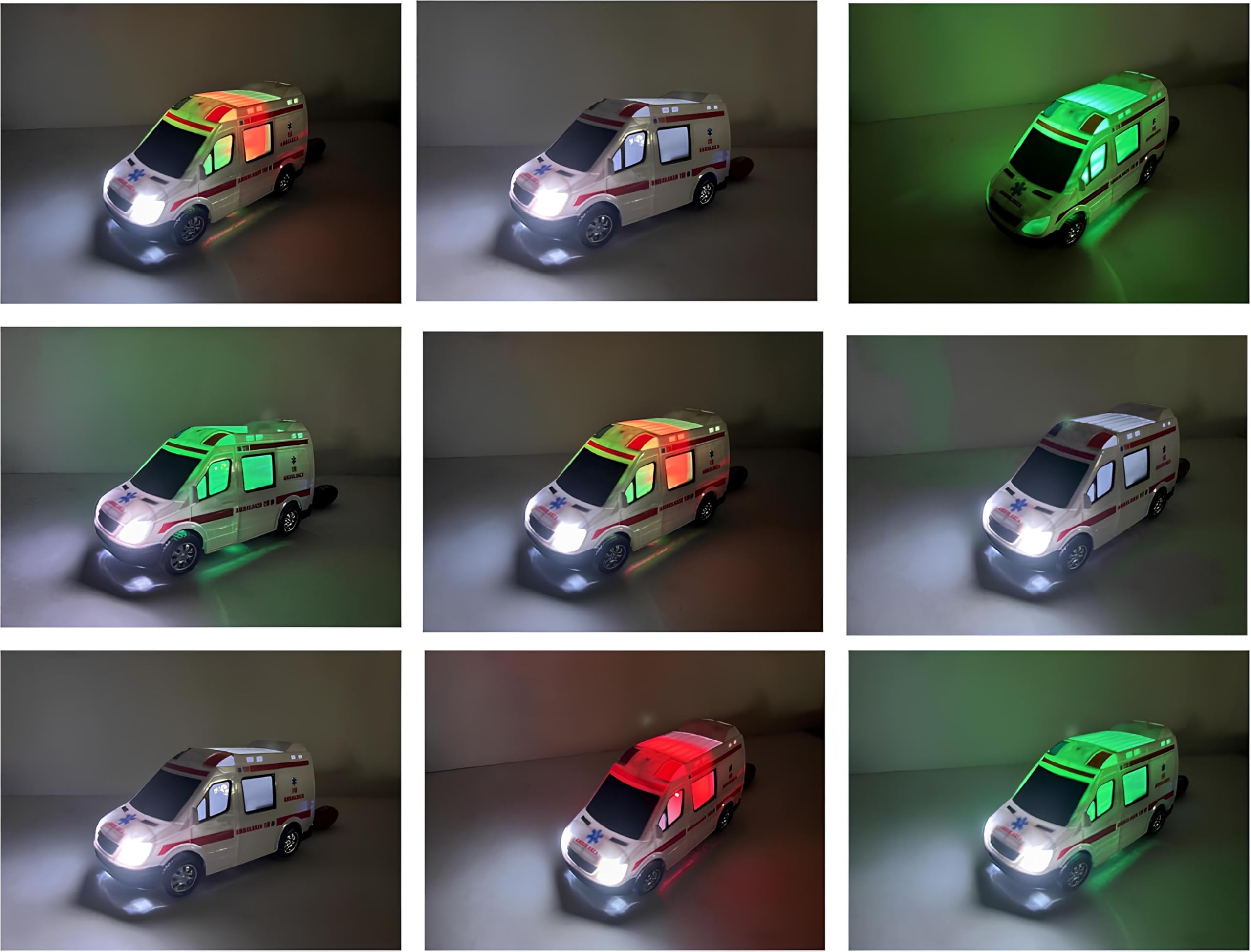 Ambulance Jouet avec lumières et sons réels, mouvement d'embrayage ambulance, grand cm 18 premiers secours avec lumières et sons ambulances pour Ambulance Jouet avec lumières et sons réels, mouvement d'embrayage ambulance, grand cm 18 premiers secours avec lumières et sons ambulances pour