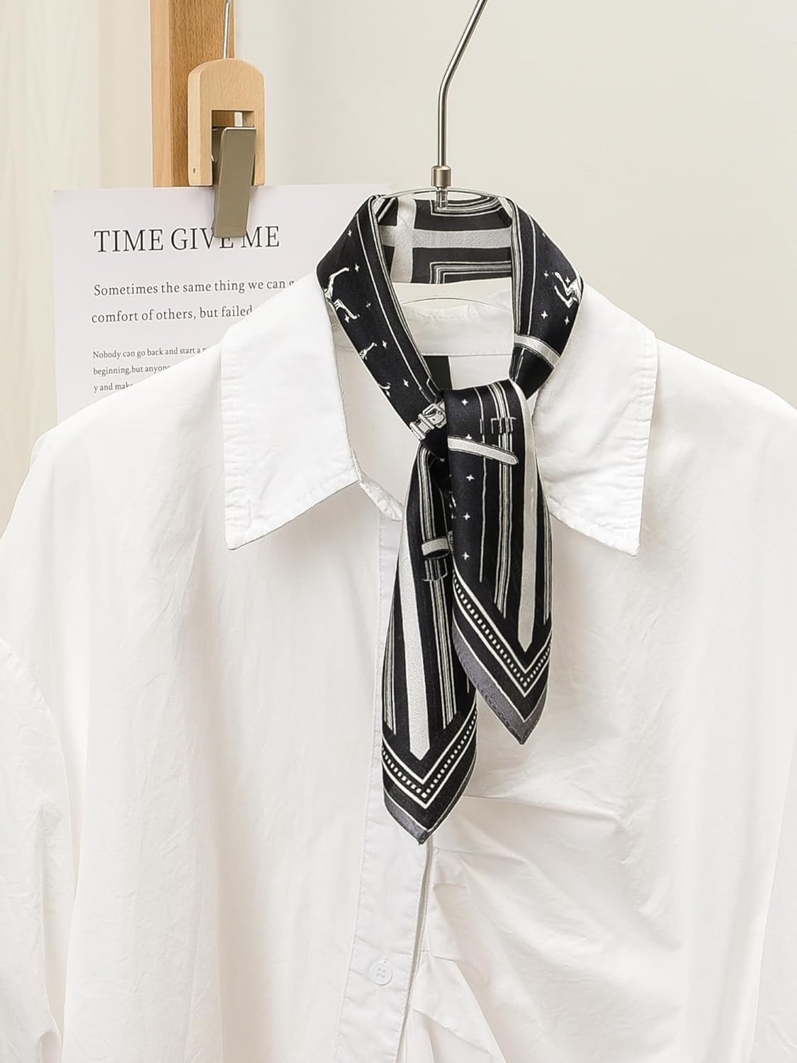 100% Mulberry Silk Scarf 21 "x 21" Square - Neck Scarf - Women Men Small Square Pocket Scarf - With Gift Packed - Image 5