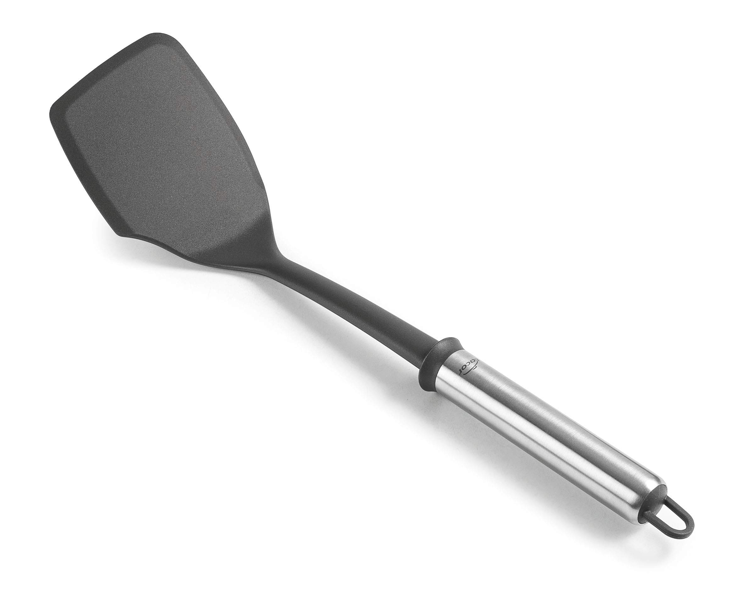 Lacor 68274 Nylon Stainless Steel Silicone BPA Free Spatula 36.5cm Nylon Black