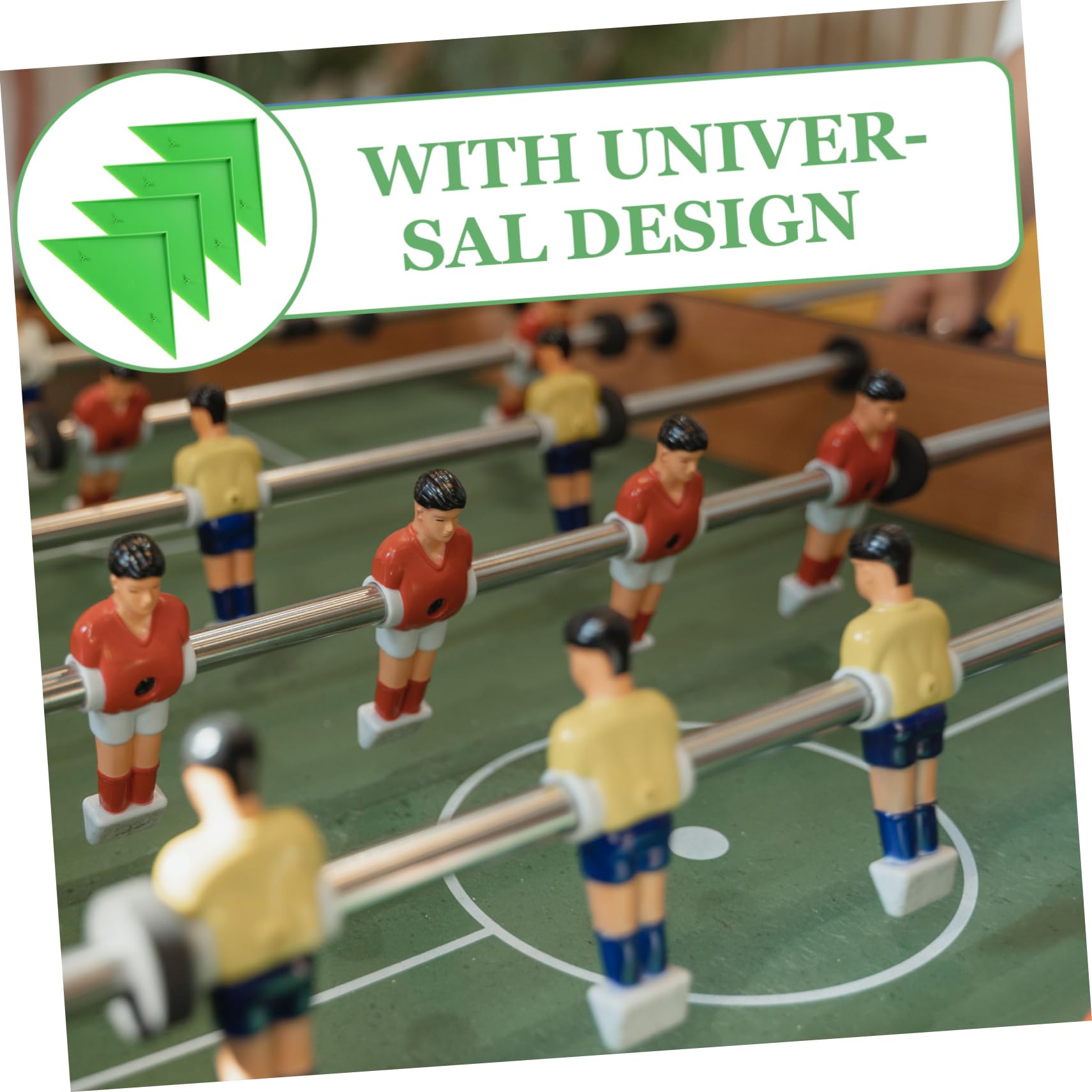 TOYANDONA Set 4 Unità Copriangoli Triangolari per Tavolo da Biliardo, Protezione Angoli Imbottita per Accessori Calcio Balilla, Cuscini per Bordi per Protezione Tavoli da Gioco