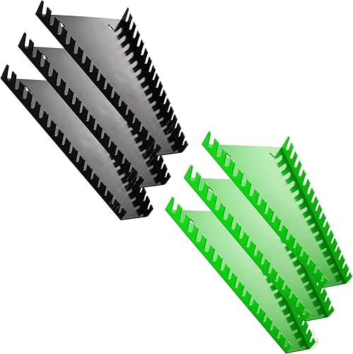 Organizador de llaves de plástico, soporte de llaves de alta densidad, soportes grandes para llaves de pared y caja de herramientas, 96 ranuras para