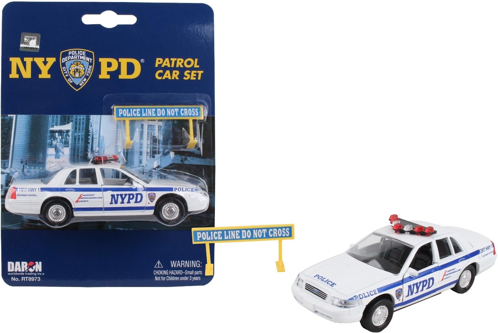 Daron NYPD Police Car Set