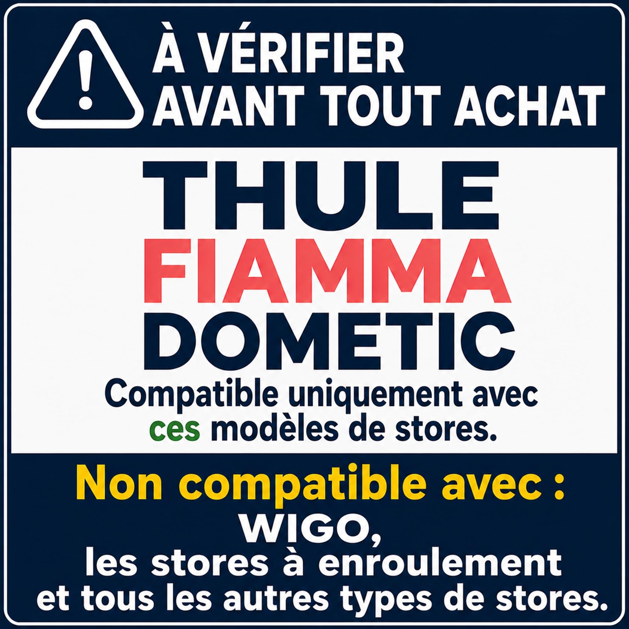 AIRIS Paroi avant d'auvent pour camping-car et caravane 390 x 190 cm – Brise-vue et protection solaire pour auvents, tissu mélangé de coton de qualité supérieure, imperméable, forte protection solaire