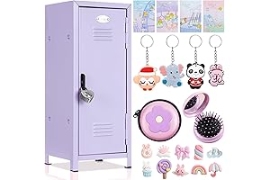 Mini Storage Locker with Locks, 12 Pcs 10.8 Inch Small Cute Functional...