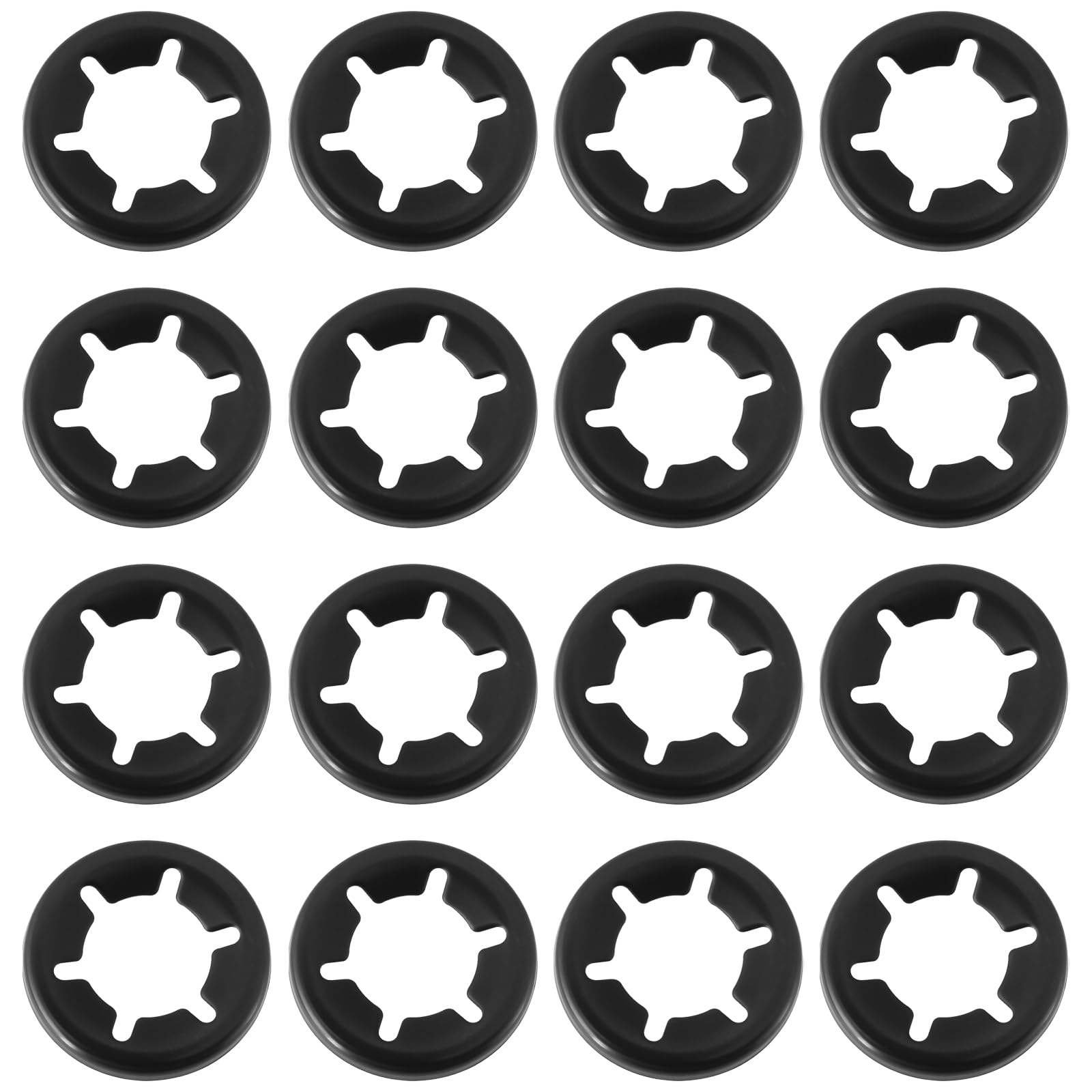 YINETTECH 100Pcs Lawn Mower Front Wheel Retaining Push On Washers Compatible with Mac Allister 10x18.5x0.4mm