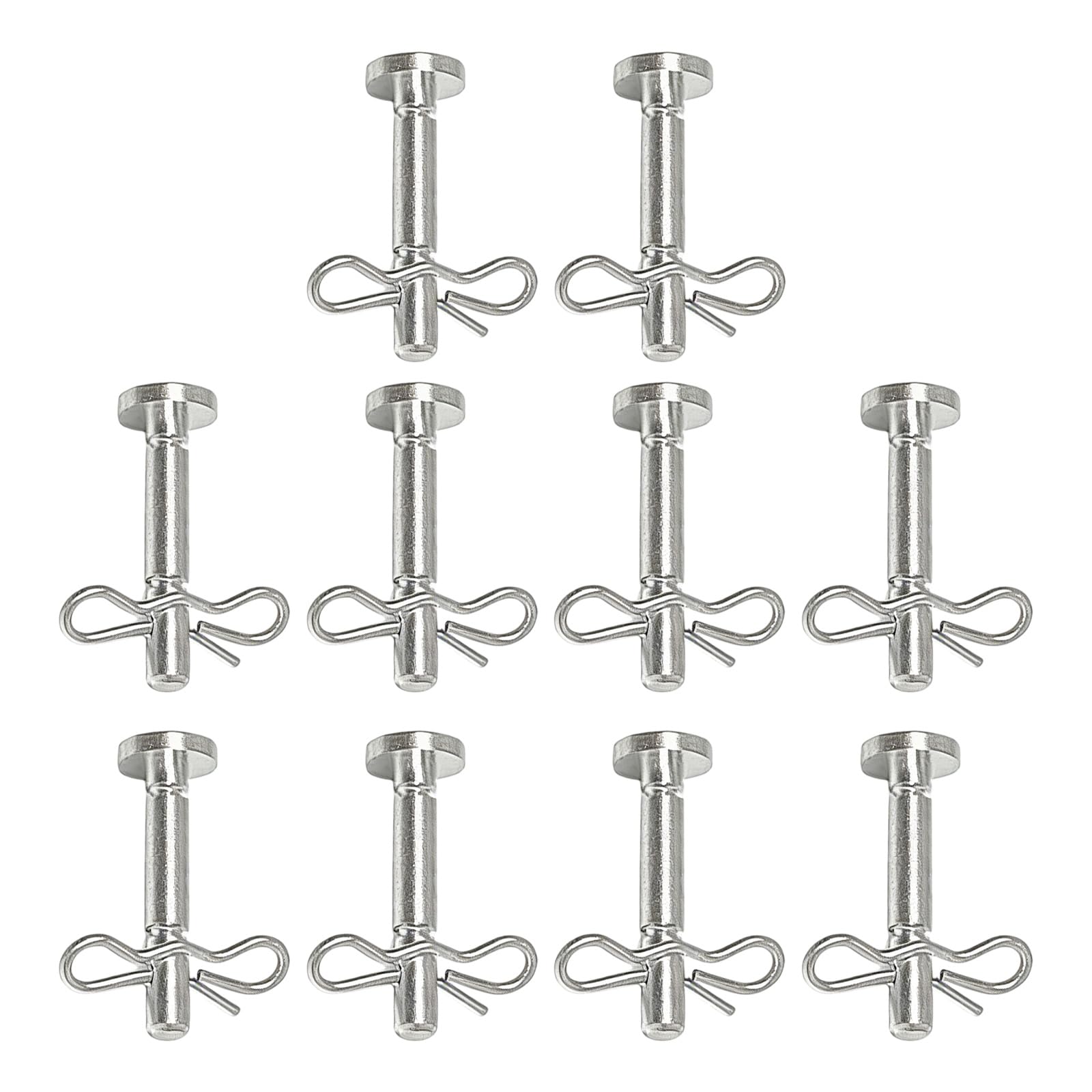 Cazstyk Multicolor 10Pcs Heavy Duty Shear Pins And Cotter For Snow Blower Replacement Parts Throwers Shear Bolts & Nut