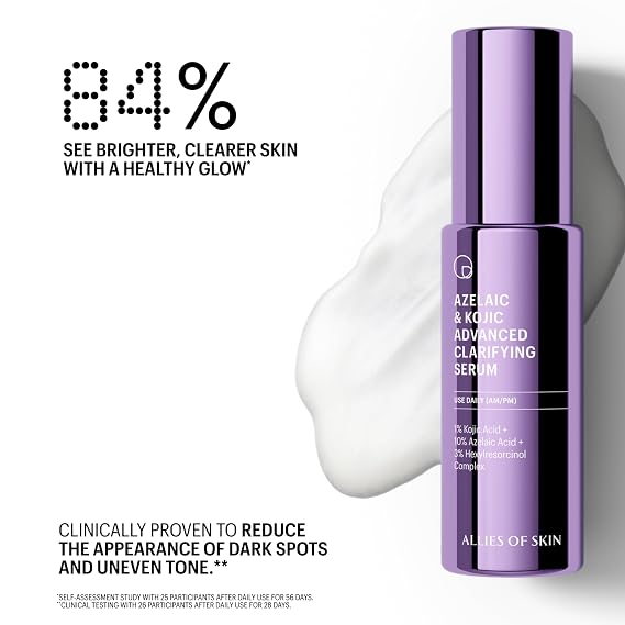 Allies of Skin Azelaic & Kojic Clarifying Face Serum, 1 Fl Oz