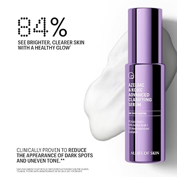 Allies of Skin Azelaic & Kojic Clarifying Face Serum, 1 Fl Oz