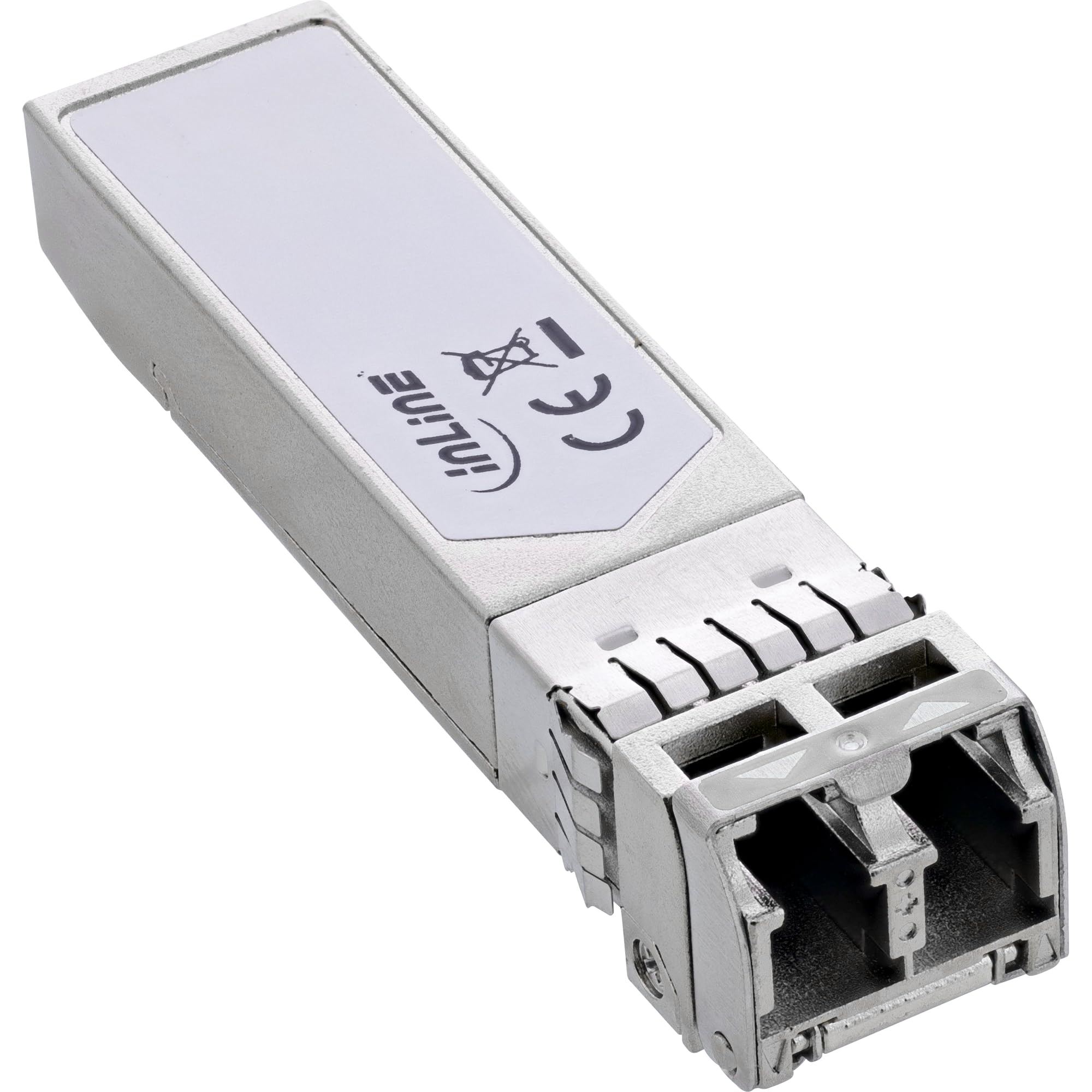 Inline Module SFP+ Fibre Optique 10 GB/s monomode 1550 nm EW LC jusqu'à 80 km de portée, Surveillance DDM, Plug à Chaud, Compatible avec Les appareils MSA, 32335T