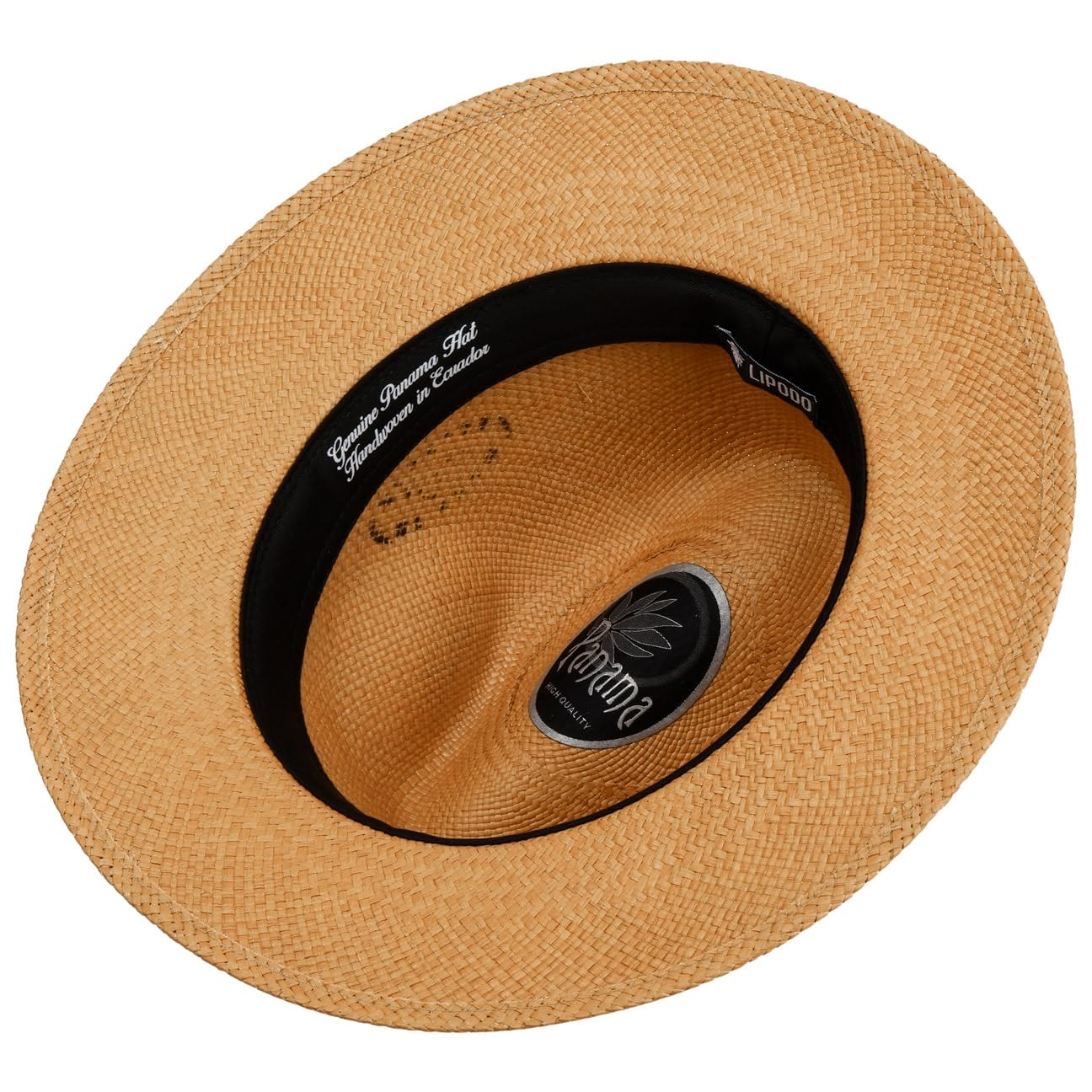 LIPODO Classic Traveller Sombrero Panama Banda Grosgrain Unicolor Unisex Primavera Verano