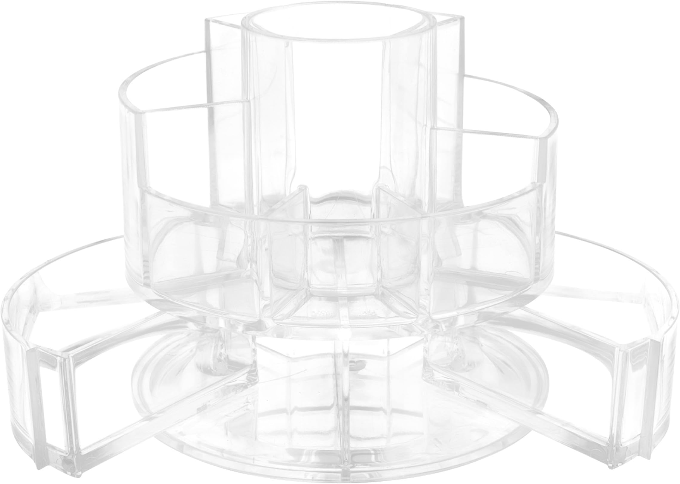 Conair Acrylic Makeup Organizer Case, With Exandable Shelves and Locking Latch, in Clear Acrylic, London SOHO New York by Conair