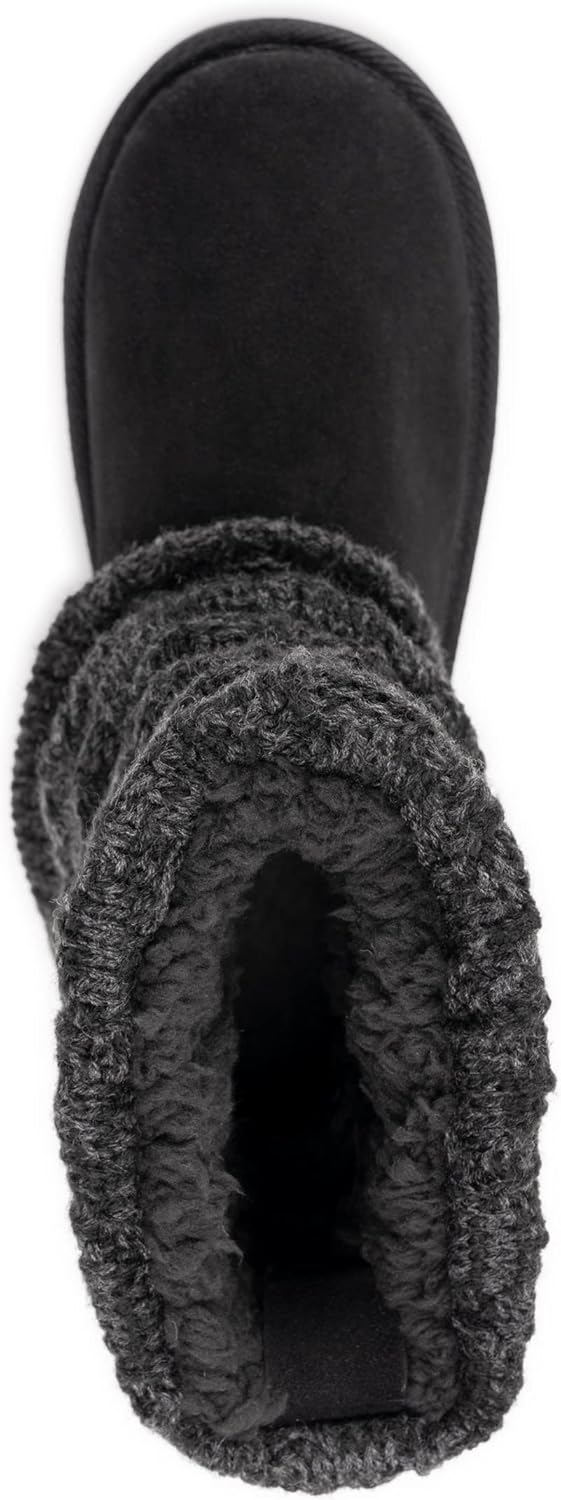 MUK LUKS Women's Laurel, Black, 10 - Image 8