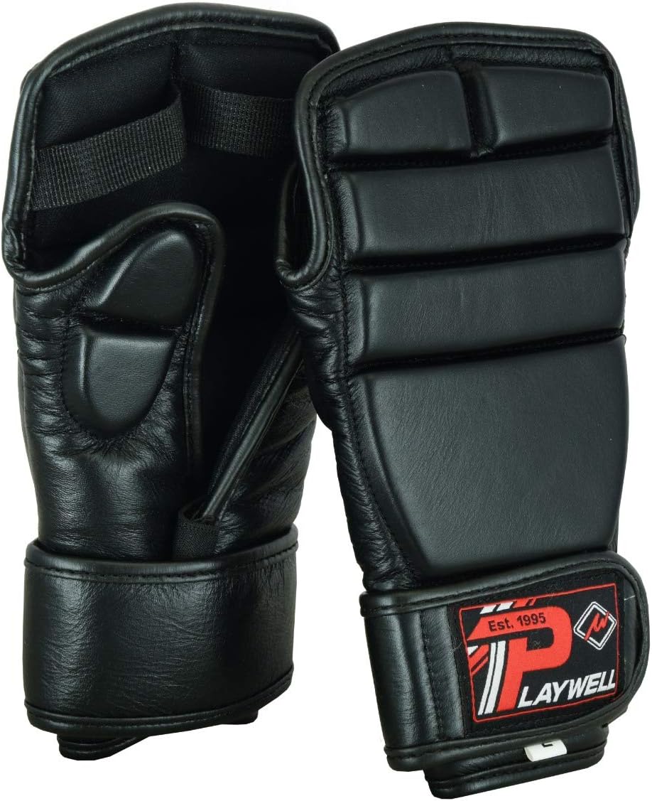 Playwell Full Contact Leather Escrima Gloves V2