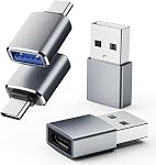 Lightning to USB C Adapter (2 Pack), Fast Charging & Data Transfer, USB C to Lightning Adapter Converter for iPhone 17/16/15 Series, i-Pad Pro/Air, Not for Headphone/Audio/OTG