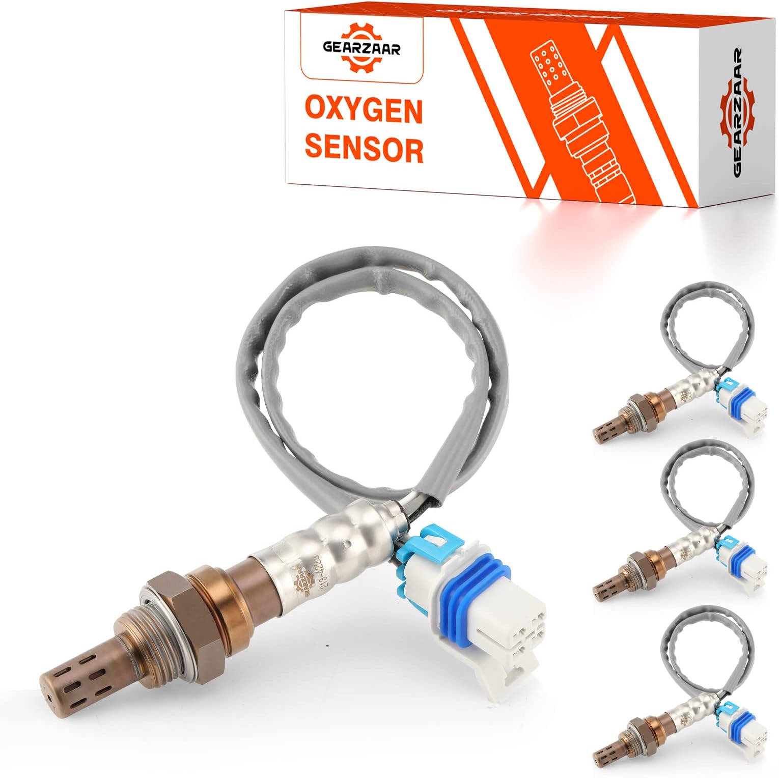 GEARZAAR213-4229 O2 Sensor Oxygen Sensor Compatiable with Chevy Silverado Malibu Express Suburban Cadillac Escalade CTS GMC Yukon Sierra Savana Pontiac 250-24736 12609457 2134229