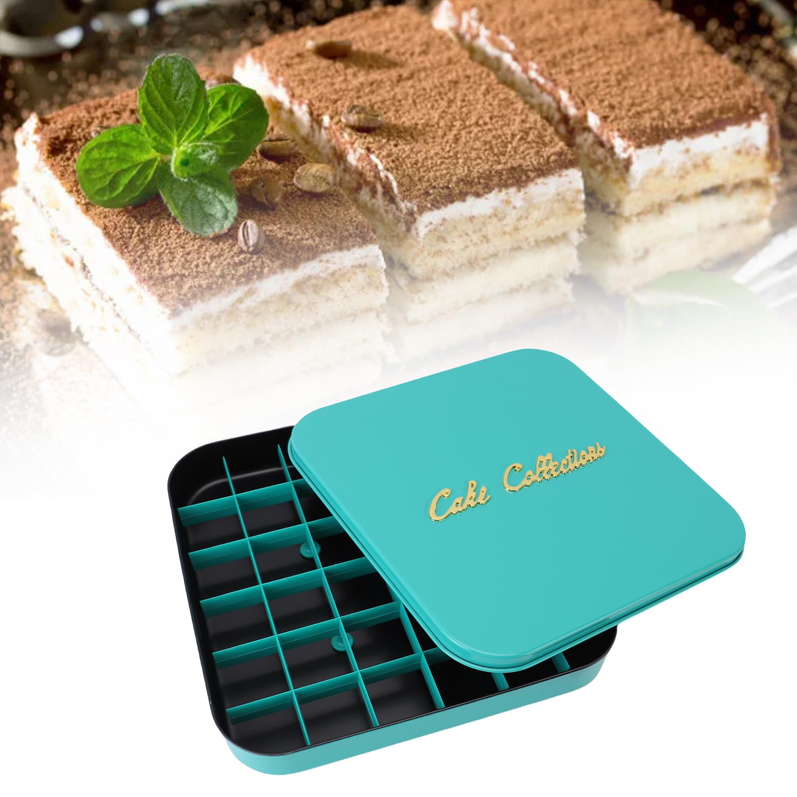Stampo per Torte da Forno in Acciaio Inossidabile con Divisore di Grande capacità per la Preparazione di Torte e Dessert per Vari Usi