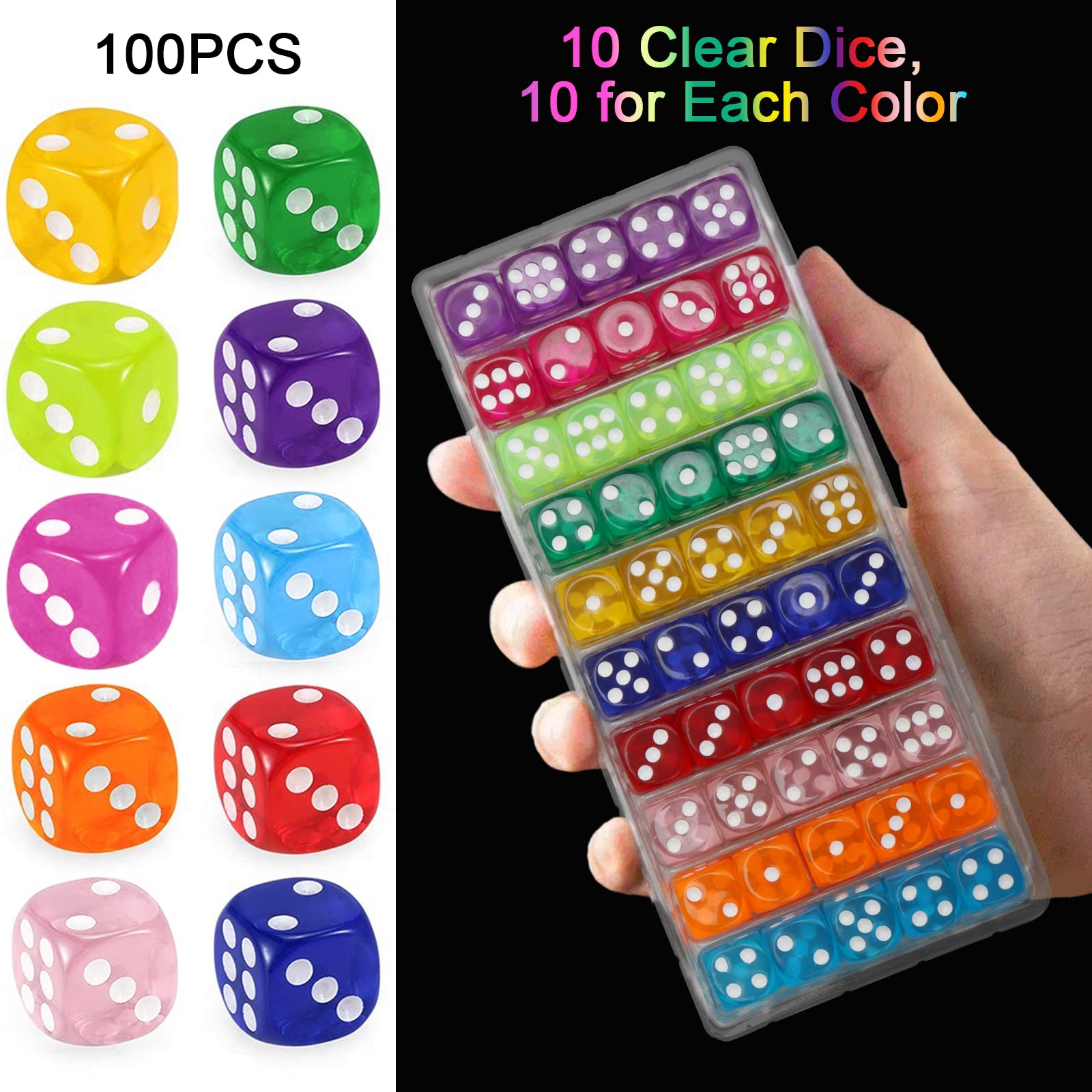 LOT DE 25 Dés à 4 Faces Pour Jeu De Rôle, Jeu De Dés