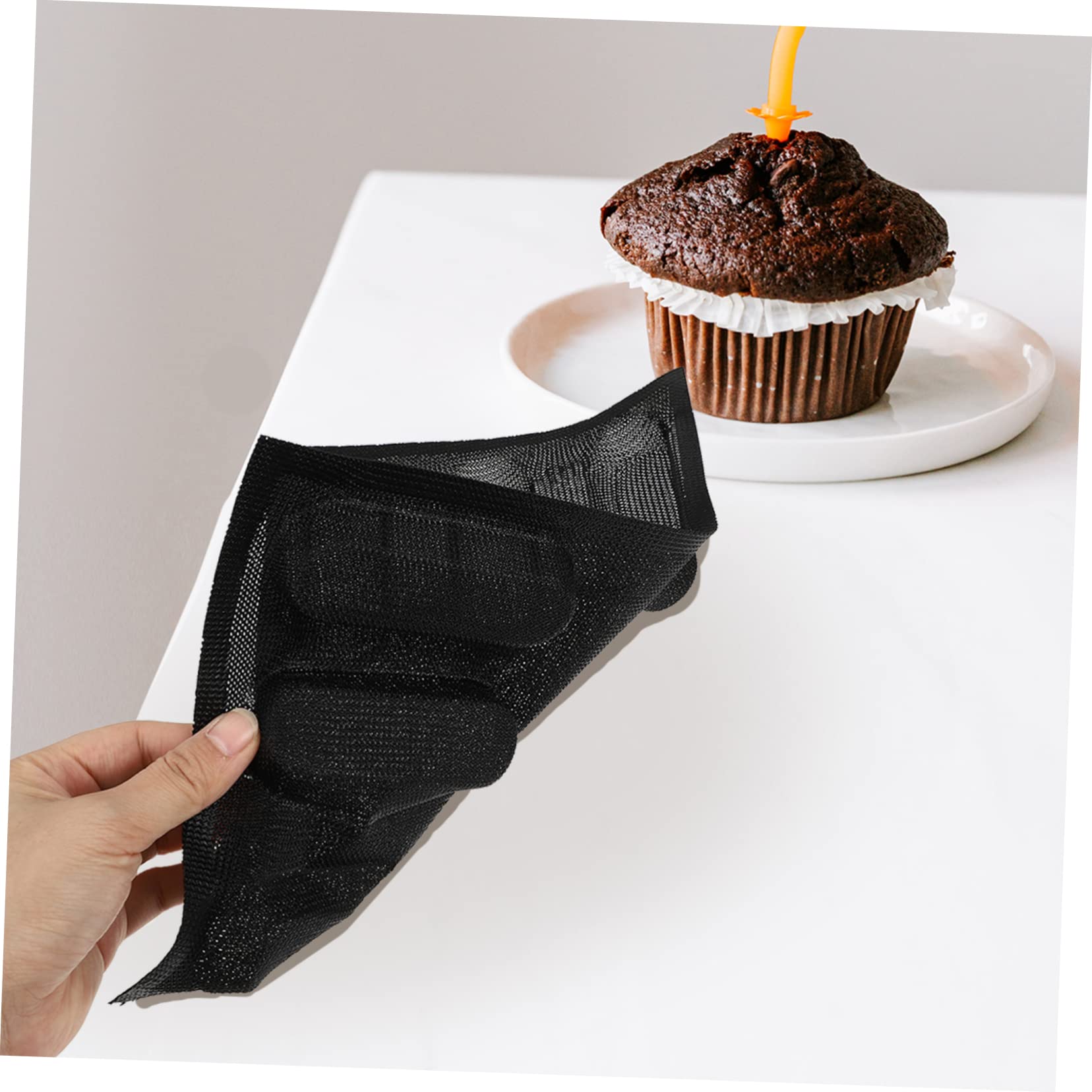 TOPBATHY 2pièces Moule à Silicone Non-adhésif Moule à Pratique Et Respirant Pour De Maison Alvéoles Couleur Noire
