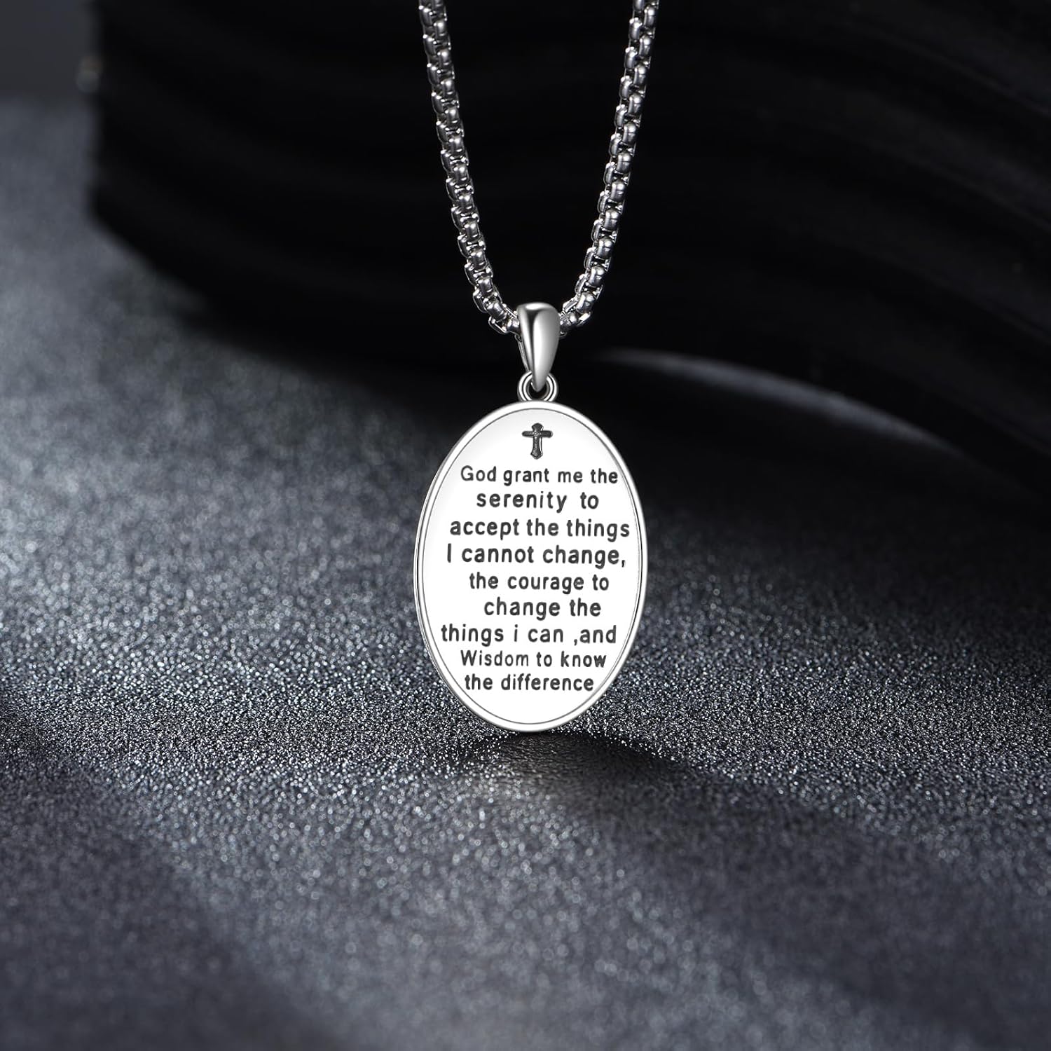 Sterling Silver St Michael/St Christopher/St Barbara/St Jude/St Dymphna/Virgin Mary Necklace Patron Saint Pendant Amulet Medal Religion Jewelry Gifts for Men Women
