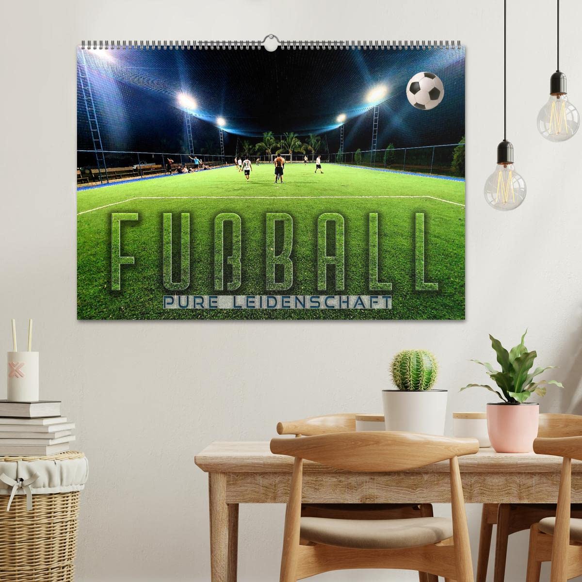 Fußball - pure Leidenschaft (Wandkalender 2026 DIN A2 quer), CALVENDO Monatskalender: Packende, atmosphärische Bilder rund um das Thema Fußball (CALVENDO Sport)