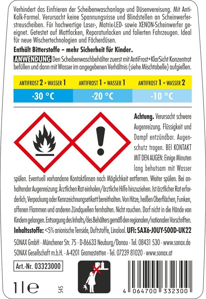 SONAX WinterSet (8-teilig) topfit, geschützt und schonend durch die kalte Jahreszeit mit hochwertigen Autopflegeprodukten | Art-Nr. 07651410
