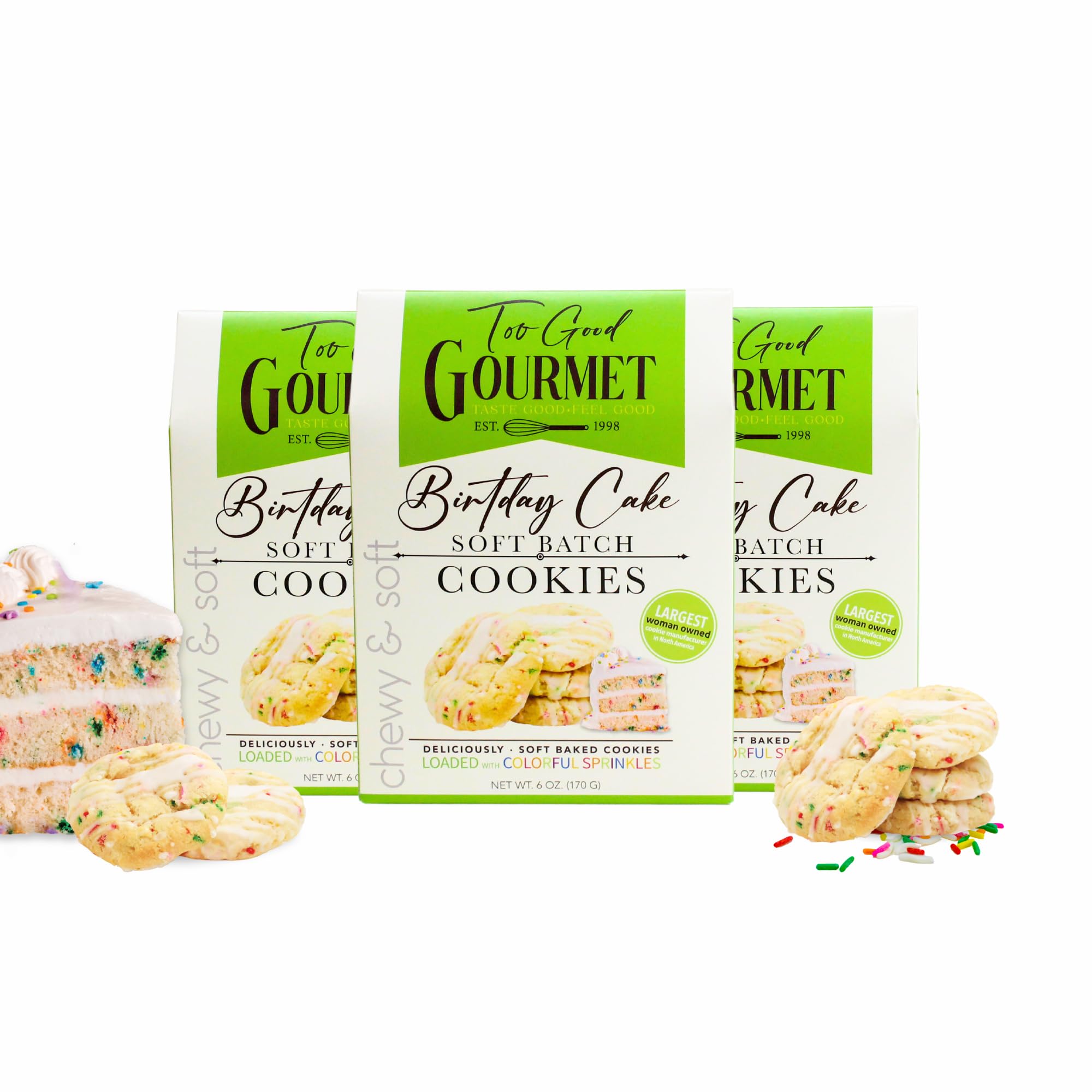 Too Good Gourmet Birthday Cake Batter Cookies