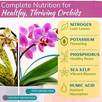 Orchid Fertilizer Spray, Ready-to-Use Liquid Plant Food Mist, 8 oz