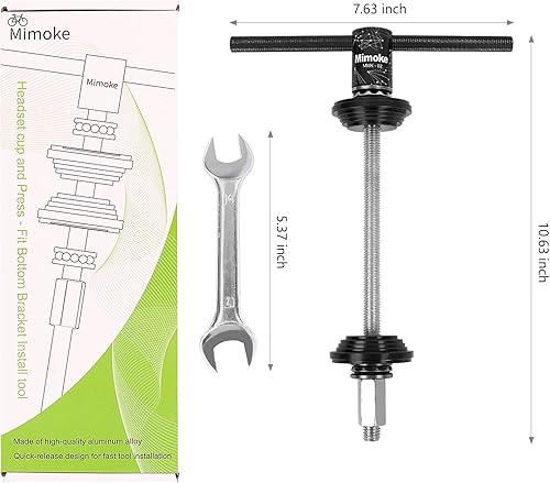 Miniatura 7 de Mimoke Herramienta de prensa de auriculares de bicicleta, herramientas de instalación a presión para soporte inferior para BB73 BB86 BB30 BB91 BB92