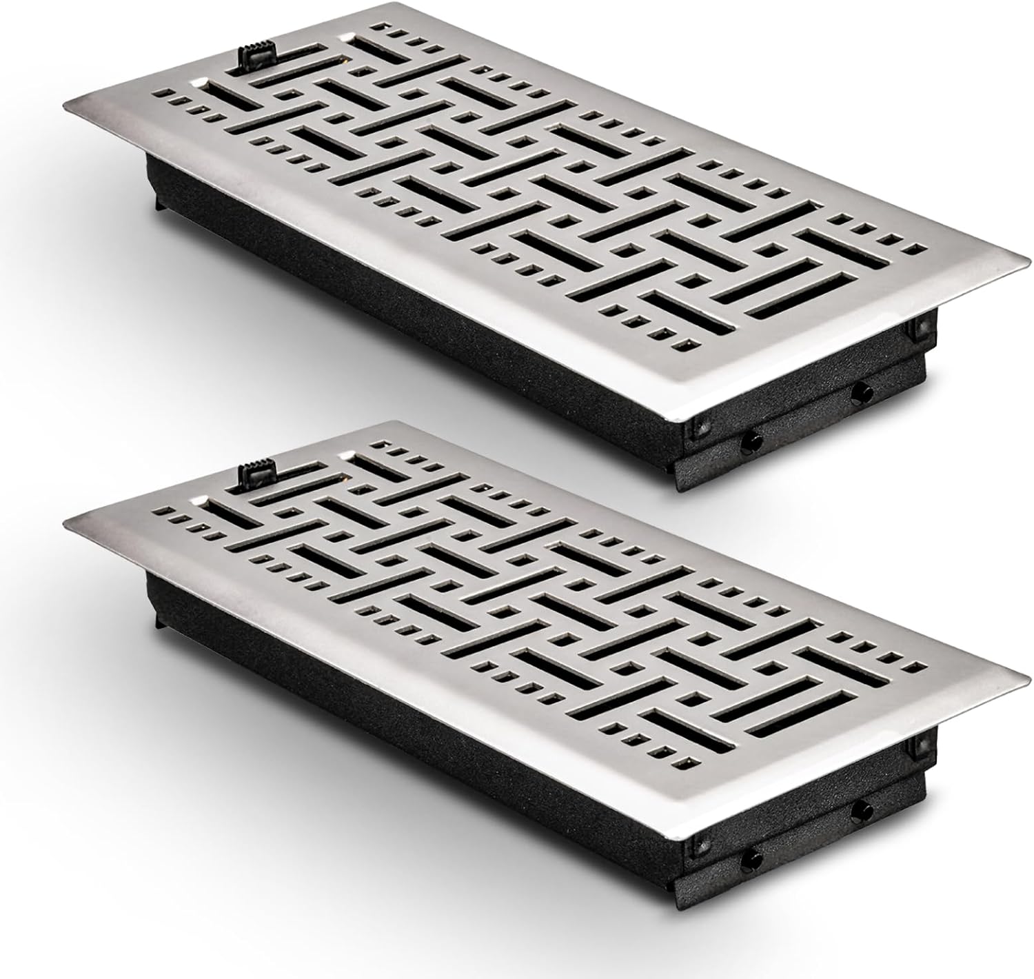 ACNOYEL 4" x 10" Floor Register, Heavy Duty Steel Air Vent Covers for ...
