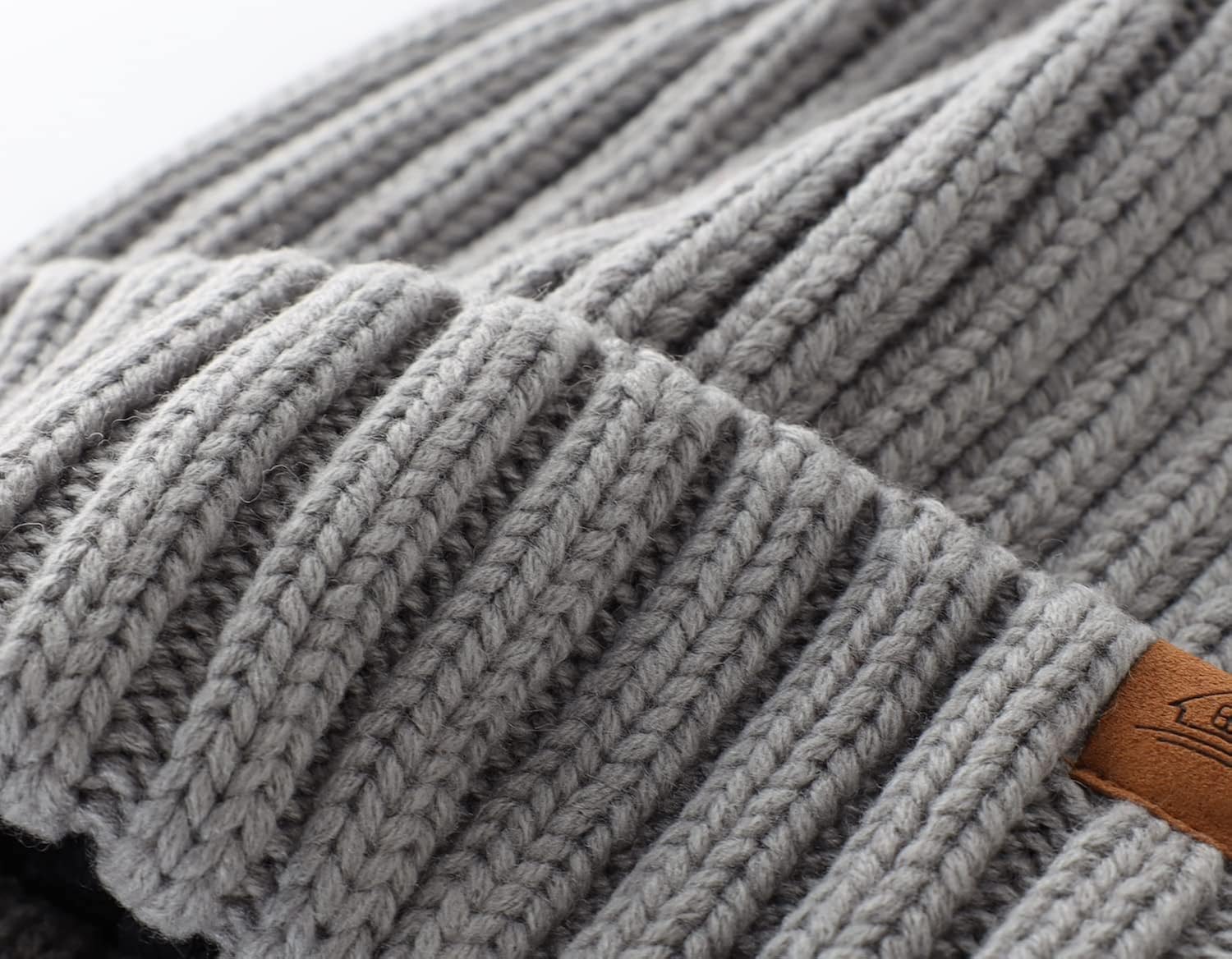 Miniatura 6 de Home Prefer Gorro de invierno para hombre, gorro de punto para mujer, con forro