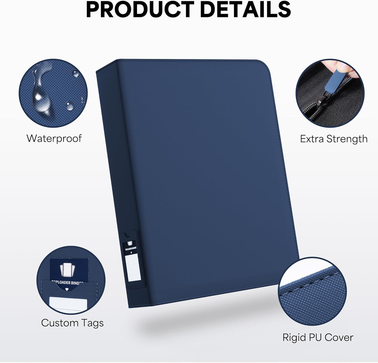 Card Deck Box and 9 Pocket Toploader Trading Card Binder