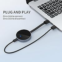 Vista 2 de introduce un kit HDMI inalámbrico con transmisión de doble banda 2.4/5GHz, compatible con transmisión de video 4K y transferencia de audio sin