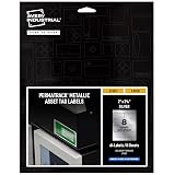 Avery Metallic Asset Tag Labels, 3-3/4 x 2", Laser Printable Tags, 64 Waterproof Labels (61520) – view 1