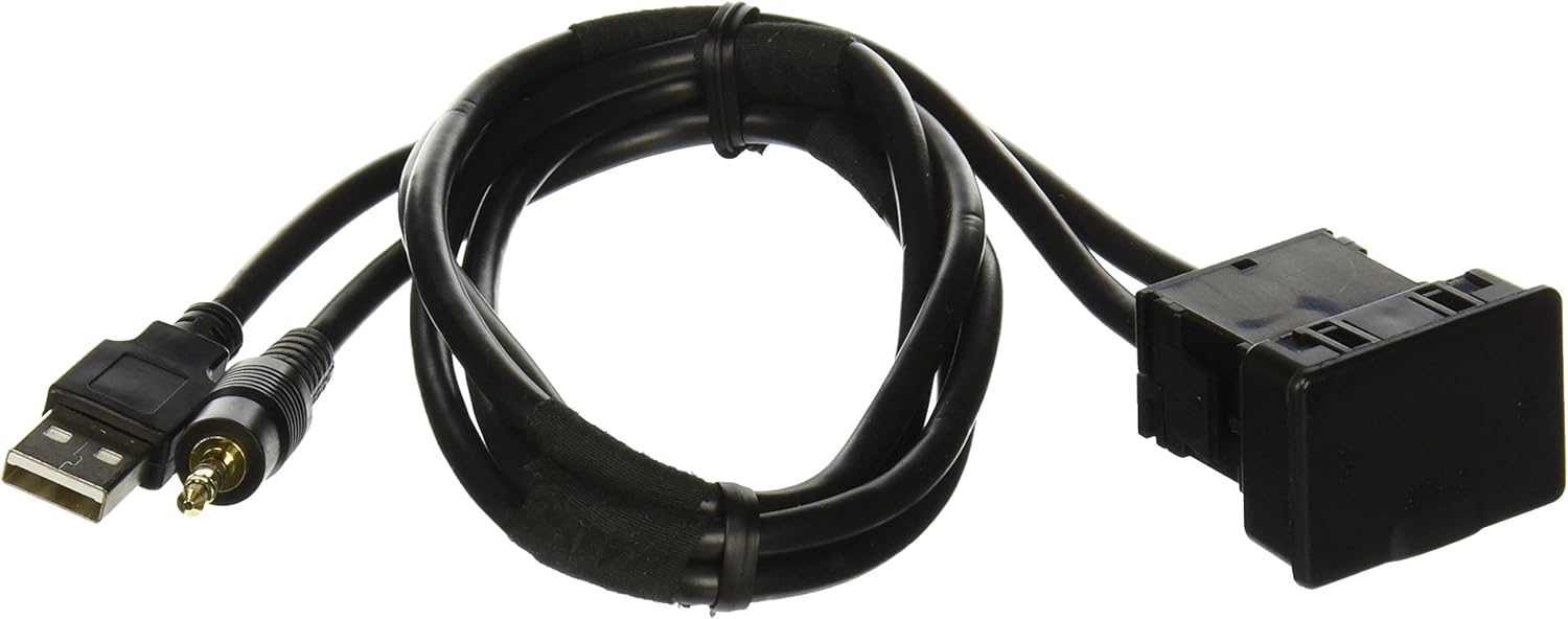 Metra AX-USB-35EXT 3.5mm iPod to USB Extension Cable - 27-Inch - Black