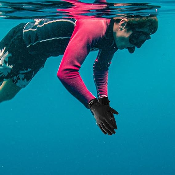 Diving Gloves for Men | Surf Gloves,Thick Palm and Fingertips,Professional Waterproof Diving Sea Gloves Sailing Surfing Men and Women Drift Paddle Board Anti-Sport Swimming Wear-resistant Waterproof