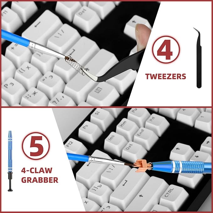 Kit de Lubricación para Teclado Mecánico con 7 Piezas miniatura 5