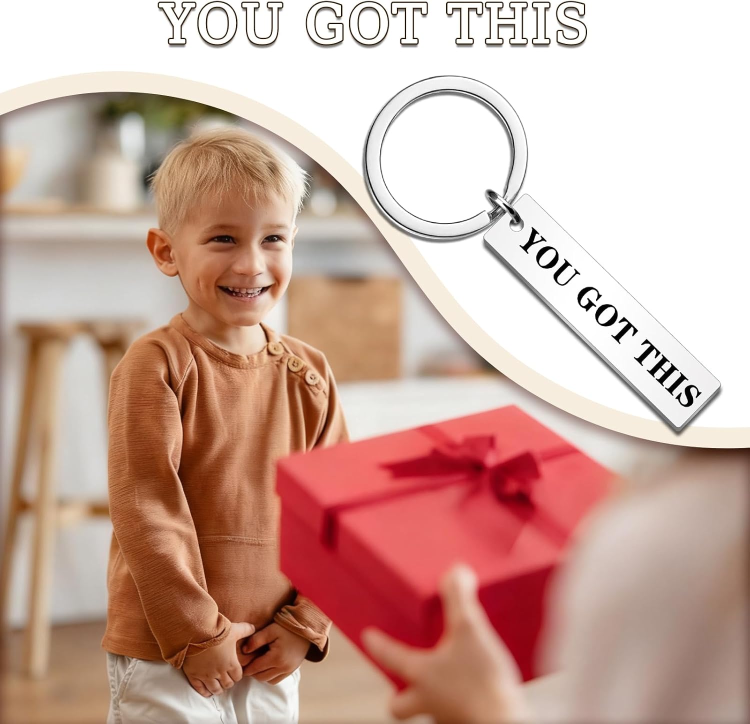 You Got This Keychain Gifts for Women Men Proud of You Back to School Gifts Going Away to College Gifts for Girls Boys Congratulations Gifts for Women Daughter Son Back to School Supplies