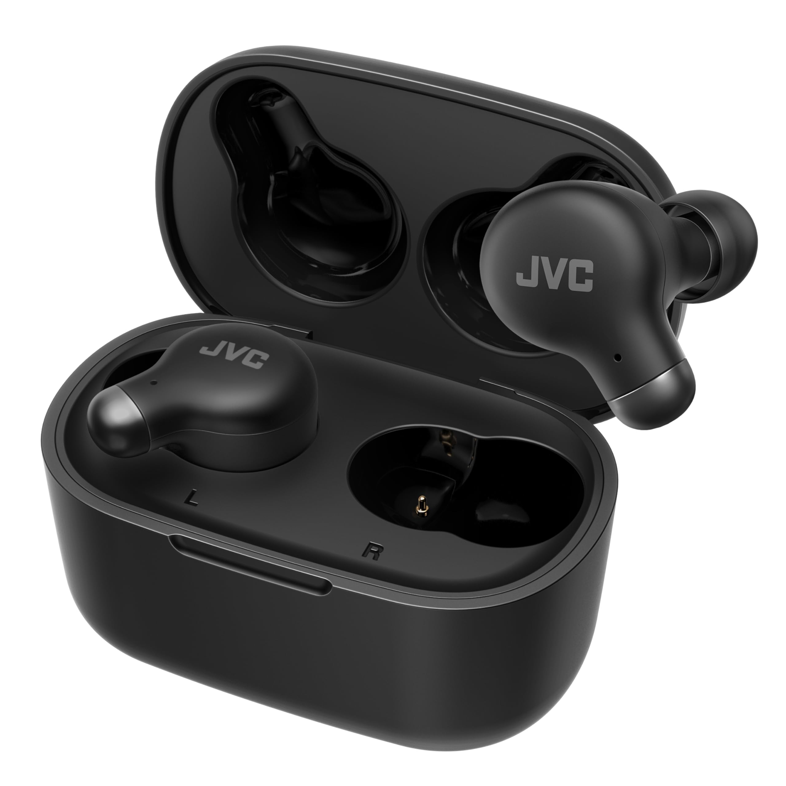 JVCケンウッド JVC HA-Z251T-B ワイヤレスイヤホン Bluetooth Ver5.3 ノイズキャンセリング 外音取込み機能 マイク付き 最大28時間再生 小型 軽量 防滴 IPX4 低遅延モード テレワーク ブラック商品画像