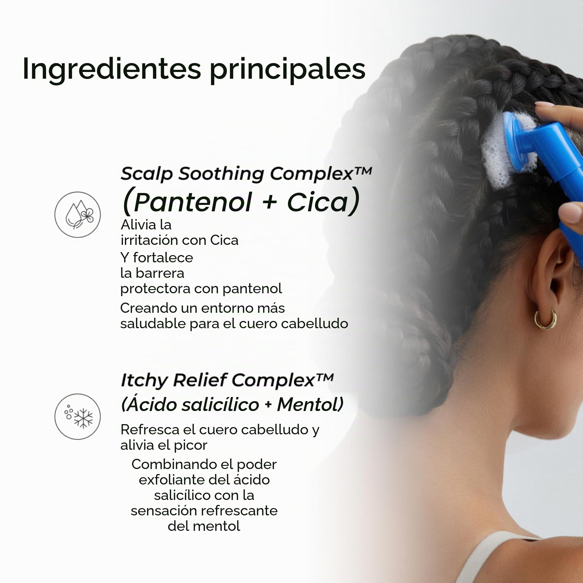 Seapuri Tónico anticaspa Scalpy Bubble Tonic | para hombres y mujeres | Itchy Scalp with salicylic acid, mentol, dexpantenol | Non-Greasy, Lightweight for Hair loss & Thinning