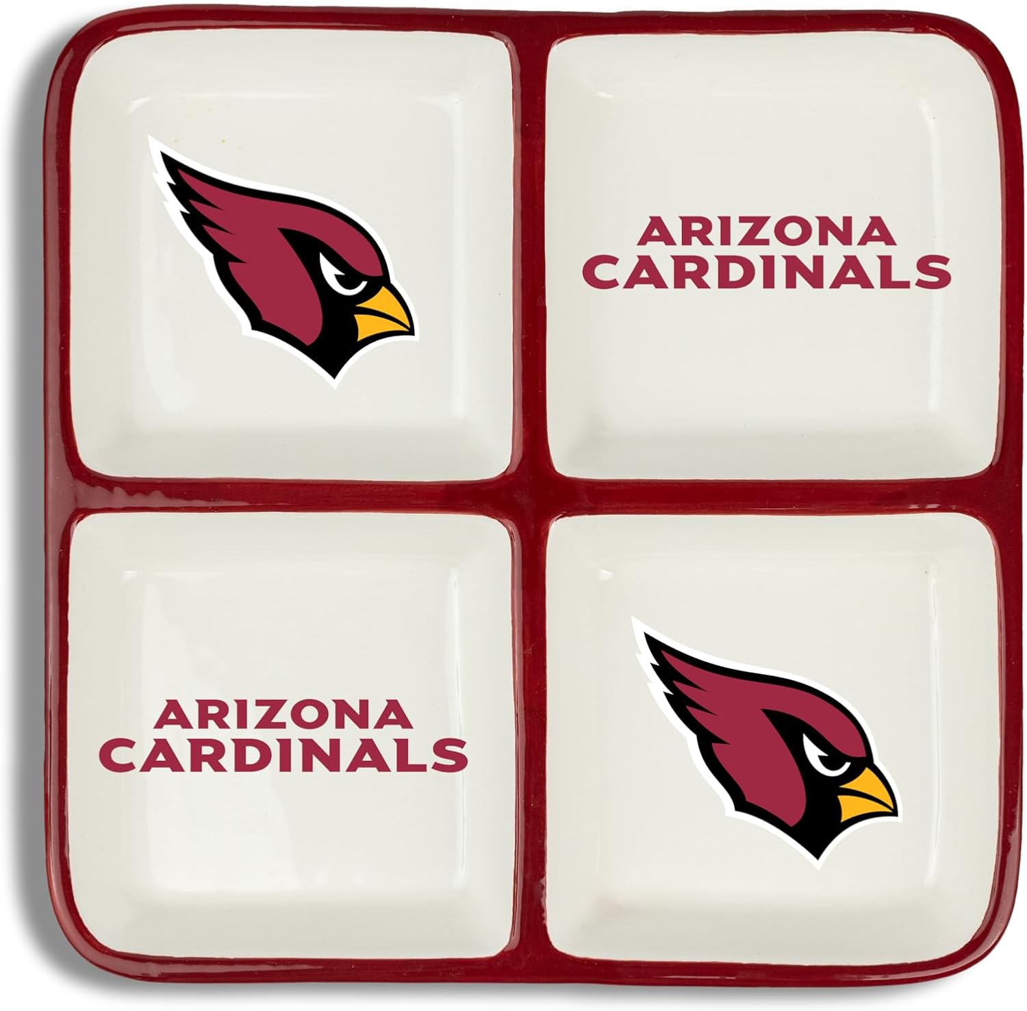 The Memory Company | Licensed NFL 4-Section Ceramic Plate