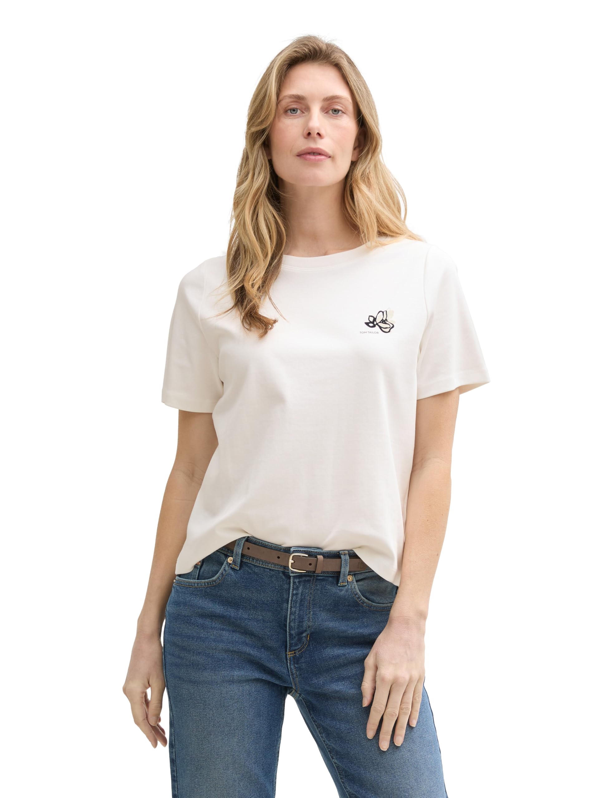 Tom Tailor Damen 1045964 T-Shirt (1er Pack)