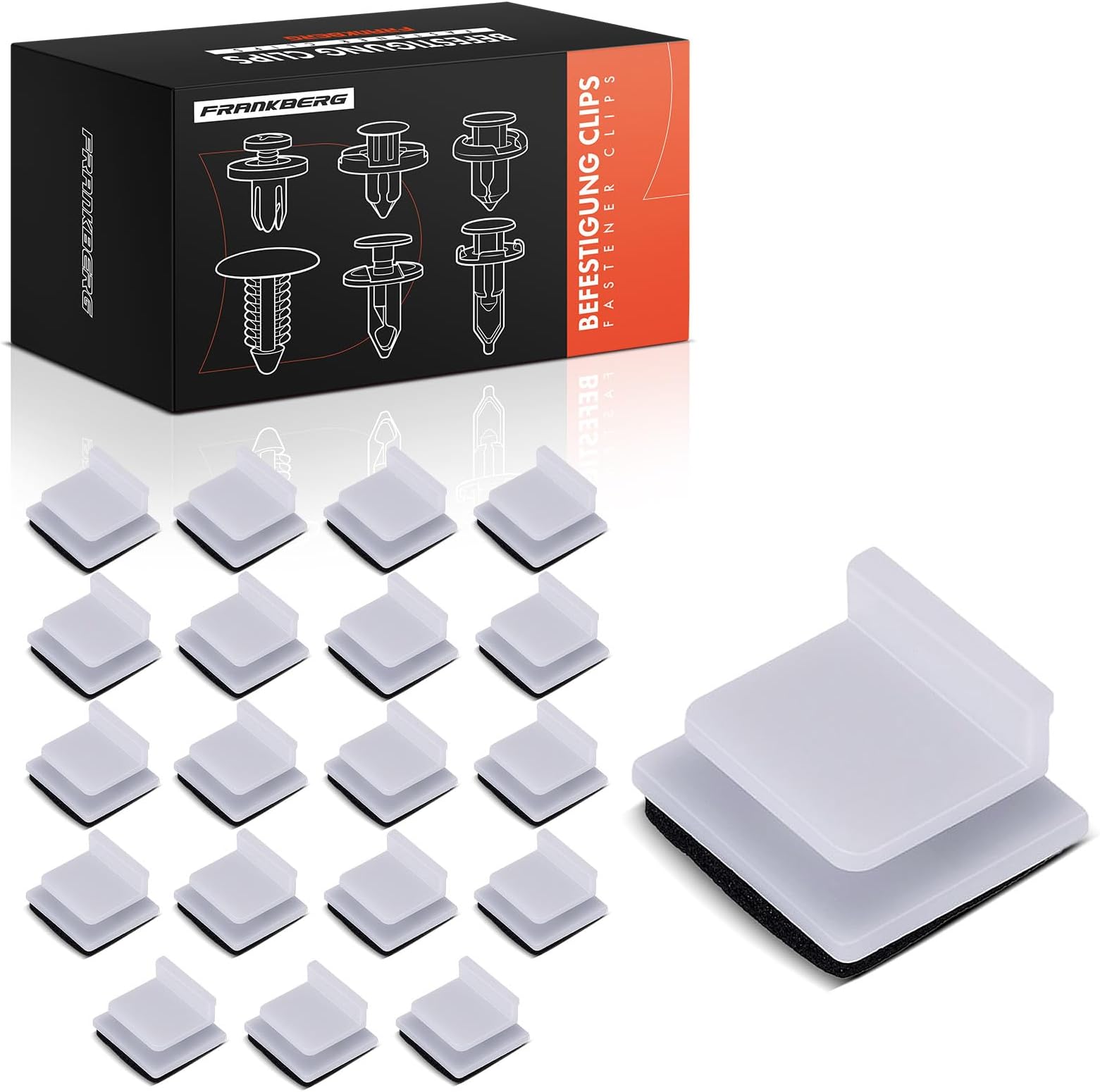 Frankberg 20x Body Trim Clips Push Retainer Engine Protection Side Panel Compatible with J.a.z.z II GD G.E2 G.E3 Civic VIII Hatchback FK FN Civic Coupe Replace# 91514SAA003