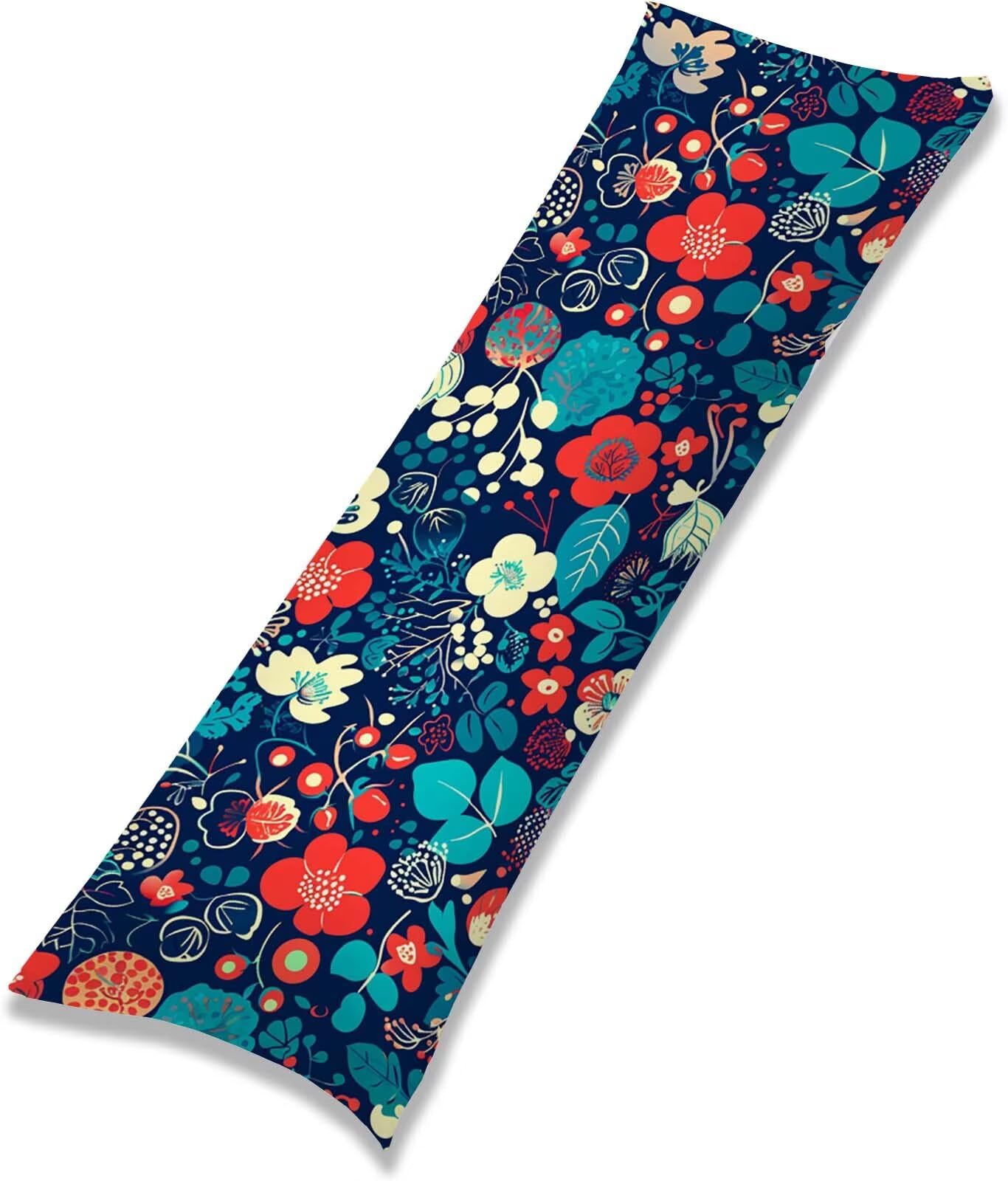 Colore-12 Federe Cuscino Letto 50 x 150 cm, Cuscini per Divano Lino,
