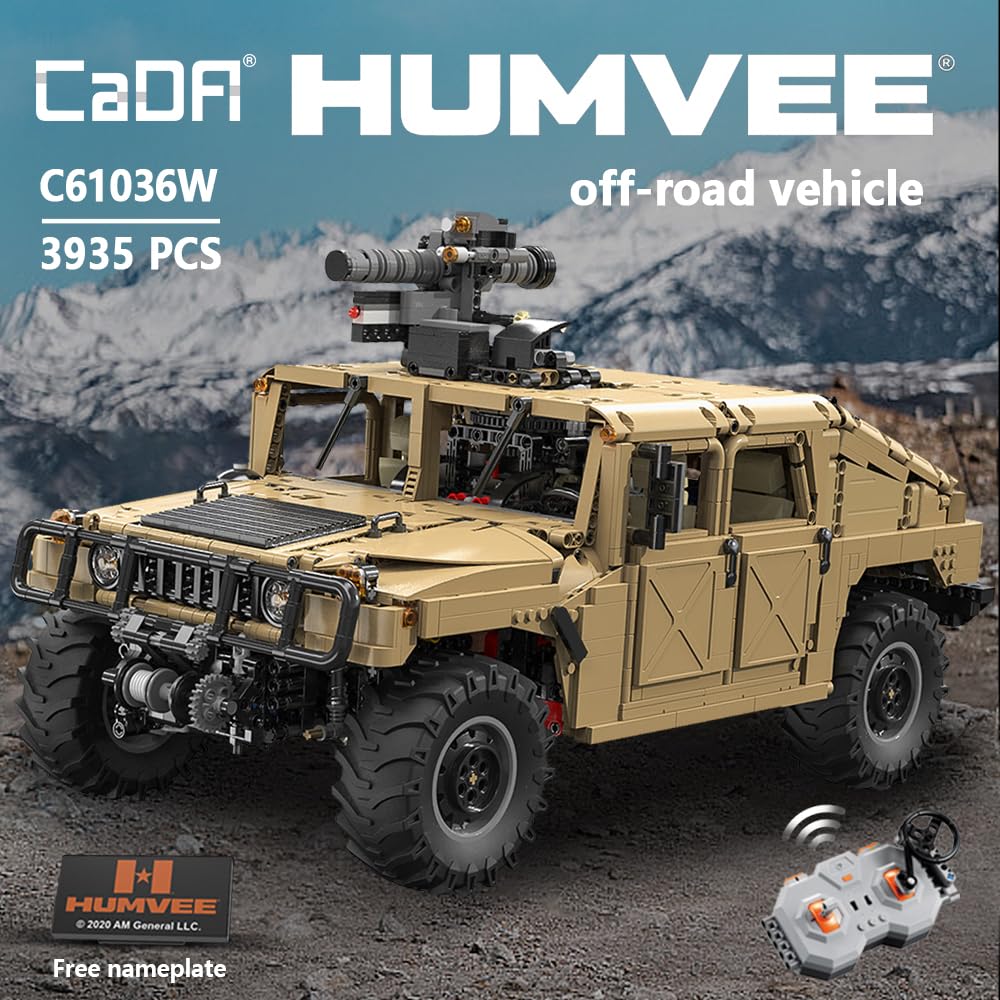 CADA Master C61036W Humvee off-road vehicle building set