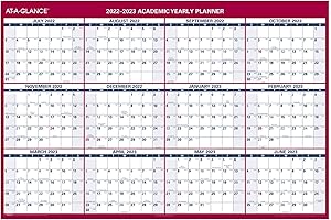 AT-A-GLANCE 2022-2023 Erasable Calendar