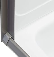 Vista 8 de RecPro Reemplazo de puerta de ducha retráctil para caravana, malla tejida con vinilo (platino, 36 x 57 pulgadas)