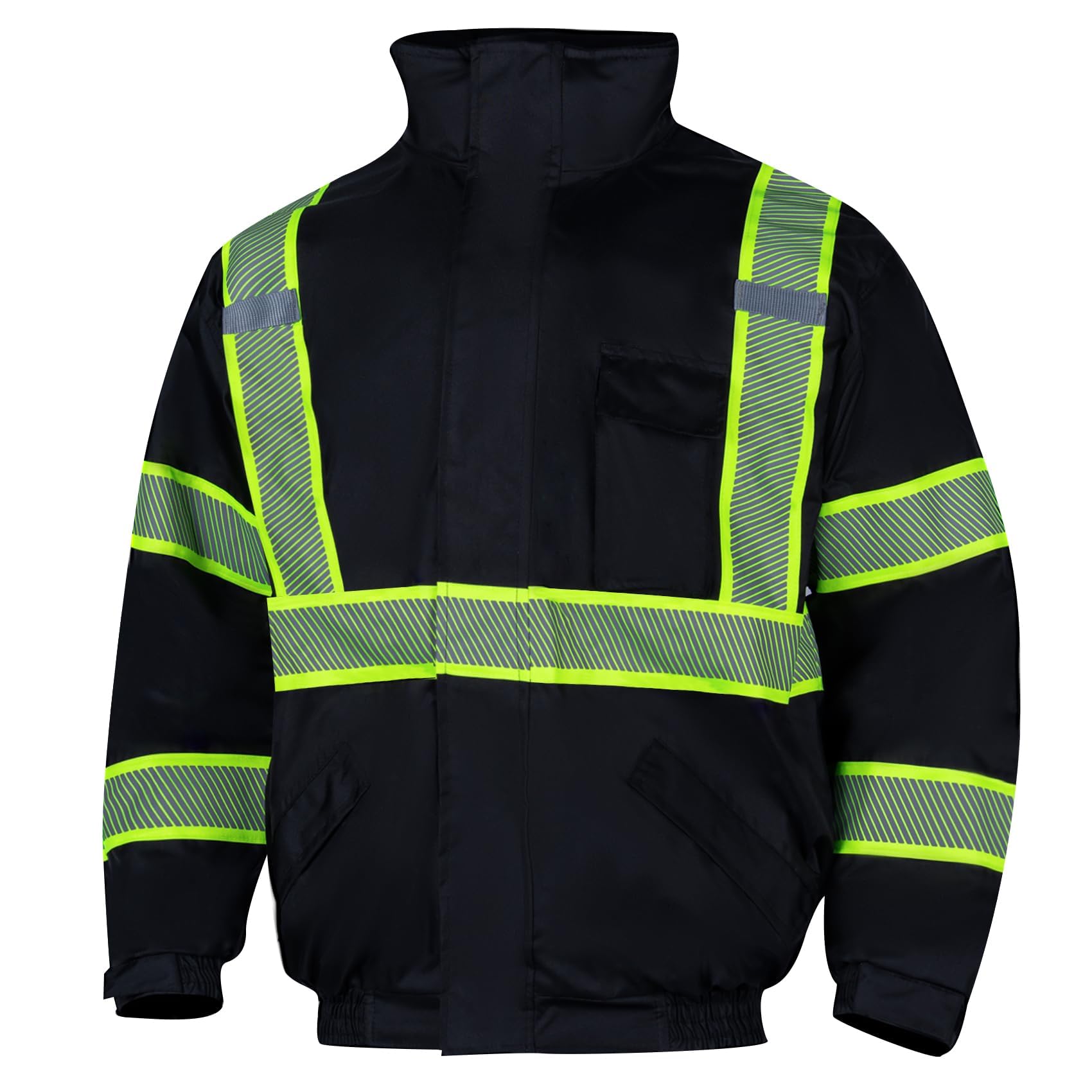 Snapklik.com : VENDACE Hi Vis Reflective Safety Winter Jackets For Men ...
