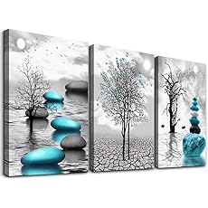 SERIMINO Framed Abstract Wall Art for Living Room Boho Wall Decor Navy Blue Orange Terracotta Pictures Modern Nordic Minimalist Artwork for Bedroom Bathroom Kitchen Paintings for Home Decorations