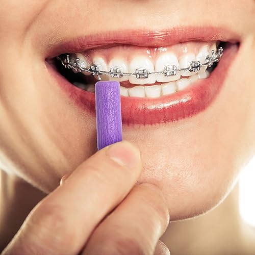 Miniatura 10 de Boao 20 bandejas de alineación masticables para bandejas de alineador, bandejas de alineación (rosa, naranja, verde, morado, blanco)